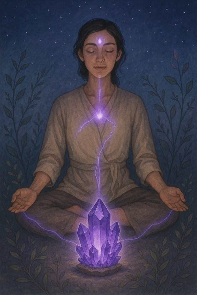Amethyst Connection Awakening Through Inner Light